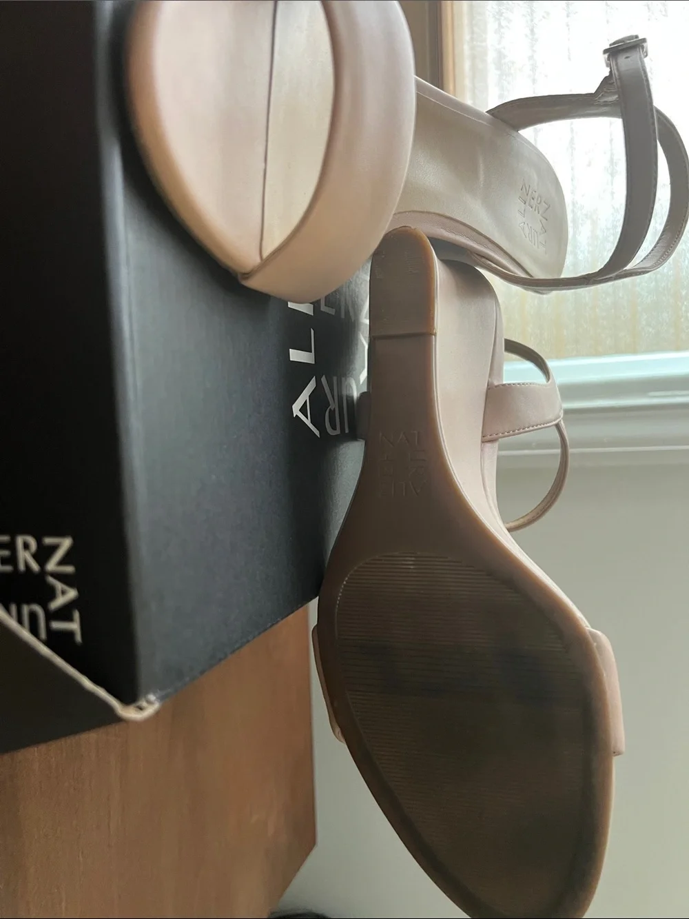 Naturalizer Mauve Slingback Wedge Sandal